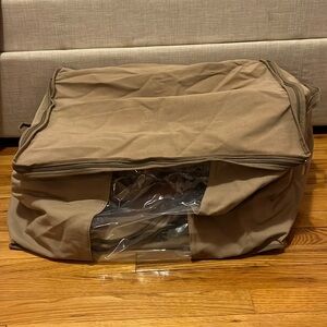 5 Cloth Storage Bags with cedar and wood inserts